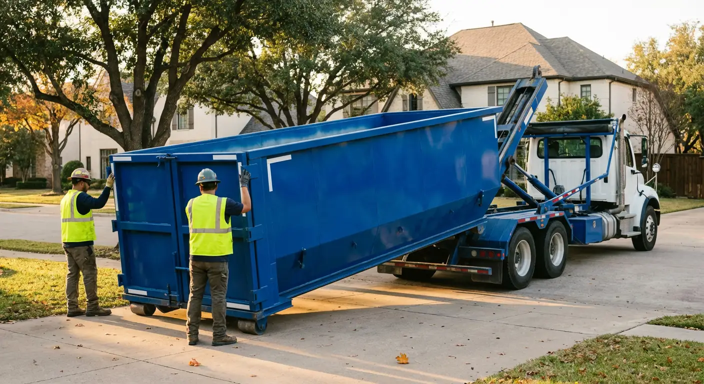 Roll-off dumpster rental service in Aurora