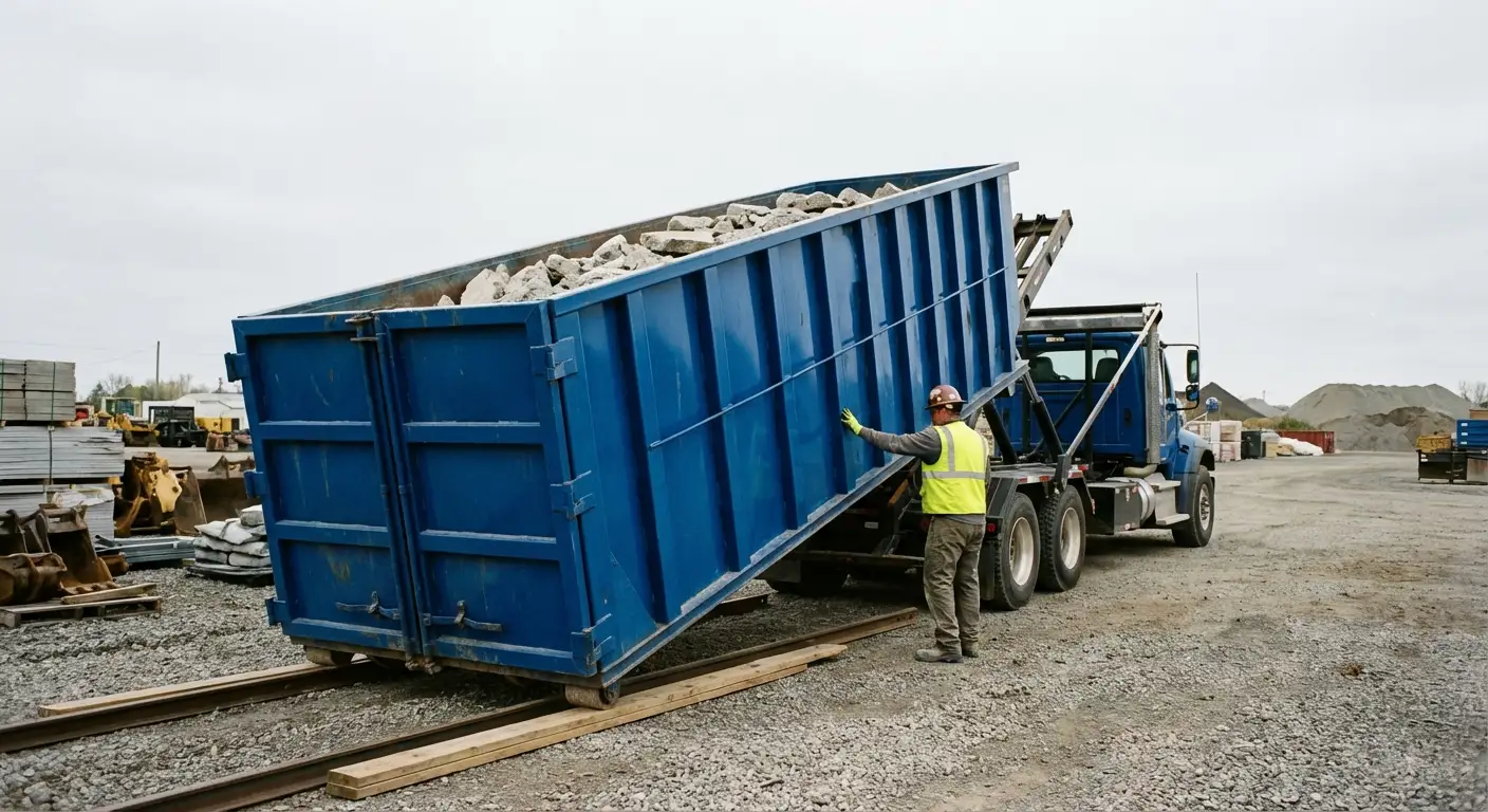 Heavy duty concrete dumpster specifications in Aurora, CO