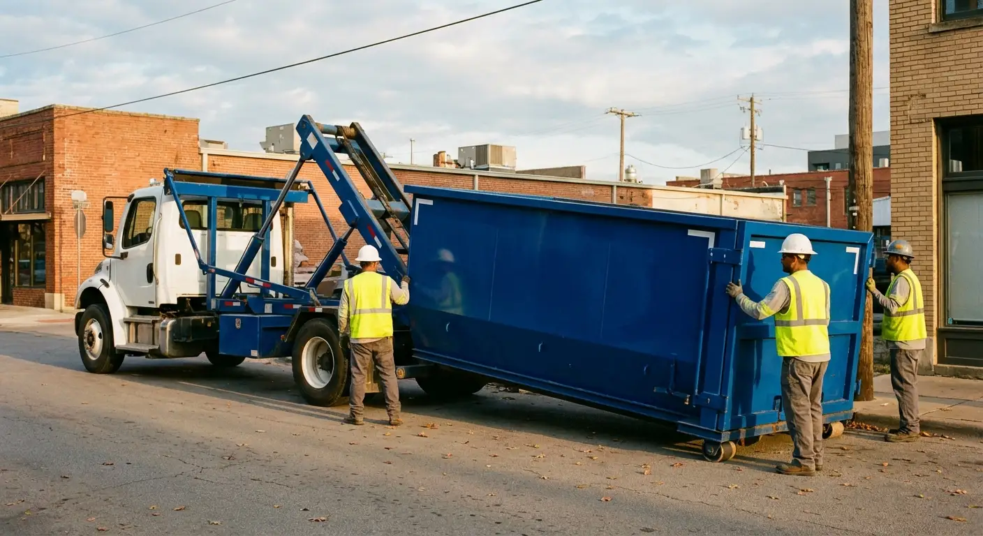 Dumpster rental service in Aurora